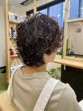 コーン ヘアデザイン(cone hair design) ■ゲストスタイル・・リッジ感しっかり☆くりくりカールショート
