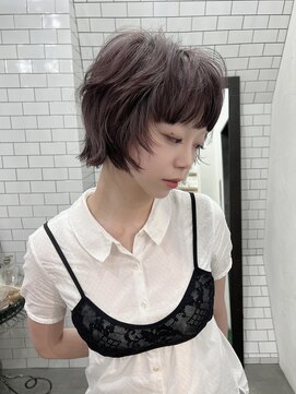 レガーレ(Legare) 外ハネボブ×レイヤー×パープル