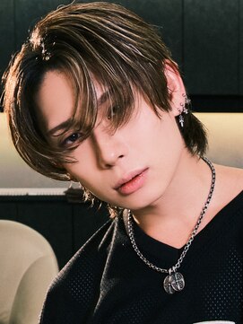 アンサー 渋谷(ANSWER) メンズバレイヤージュハイライトセンターパート