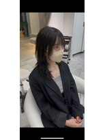 ロンドルピナス 小倉(Lond Lupinus) 黒髪カタログ/オリーブグレー/ココアベージュ/小顔に見せるヘア