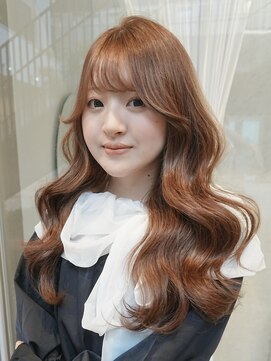 ★美髪縮毛矯正くびれ巻き◎小顔カット×ツヤ感ショコラブラウン