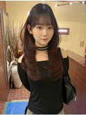 透明感カラー/ワンホンヘア/韓国ヘア/顔まわり/大阪/梅田