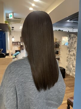 ブレス ヘアアンドスパ 湘南台(bless hair spa) 暗めグレージュカラー