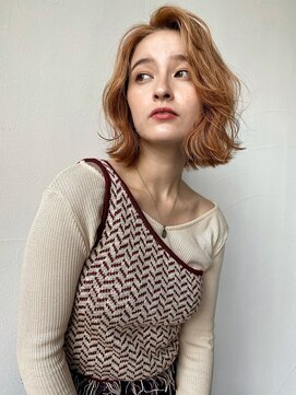 クラン 岡本(Chlan) 大人かわいいくびれボブ×ハイトーン