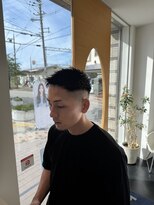 ビーアップヘアー(be:up hair)&nbsp;爽やかスパイキーショート×刈り上げフェード