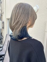 ルルズ(LULUS)&nbsp;インナーブルーミルクティーベージュブリーチデザイン京都駅