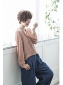 ナチュラルショートボブ【miel hair blanc】