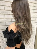 【横浜美容室ネイミーズ】アッシュグレージュロング