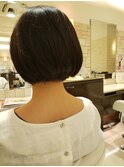 首元すっきり"ショートボブ"気分転換/30代40代50代札幌駅美容室