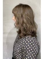 エッジ 下北沢(edge.)&nbsp;edge.下北沢/透明感ダークグレイ×レイヤーカット