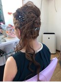 結婚式ヘアセット☆