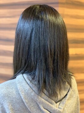 アークスヘアー 艶感べージュスタイリング楽♪煌き美髪☆ナチュラルストレート