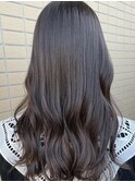 ロングボブ/カーキグレージュ/大人かわいい[稲毛駅]