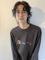 キコエル 三軒茶屋(kikoeru)&nbsp;外国人風かきあげパーマウルフ