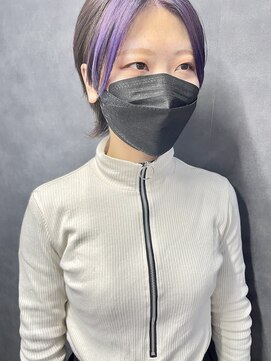 デイバイヘアーポケット(Day.by hair pocket) フェイスフレーミング×ラベンダーカラー