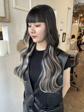 トロニー(TLONY) シールエクステ/インナーハイライト/ぱっつん前髪