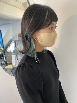 キコエル 三軒茶屋(kikoeru) お洒落可愛い切りっぱなしイヤリングカラーペールグリーン