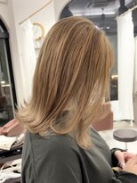 ヘアーアイスカルテット(HAIR ICI QUARTET)&nbsp;透明感カラー★ダブルカラーブリーチミルクティーベージュ