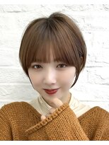 アマトウキョウ 表参道(AMA TOKYO)&nbsp;ウザバング　小顔補正立体カット　こなれヘア　おおばたける