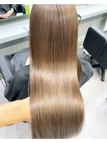 エリーツ 表参道(elyts)&nbsp;髪質改善トリートメント×ブラウンベージュ