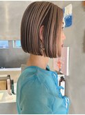 ミニボブ/ショート/ショートヘア/前下がりボブ/ぱつっとボブ