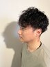 カット+パーマ+キューティクルケア　￥12,000