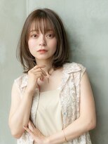 イオ 本厚木(io)&nbsp;レイヤーボブ似合わせカットワイドバングイメチェン小顔