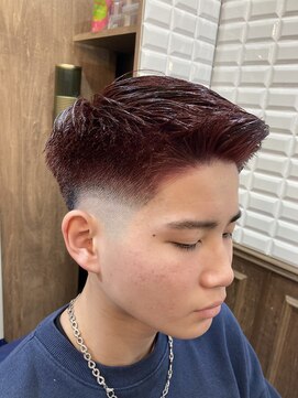 ルピナス 中田(Lupinus) サイドフェードチェリーカラー