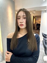 ヴィオットバイサロン(Viot by Salon)&nbsp;前髪あり韓国カール髪質改善姫カットセミディシアーカラー