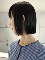 ジャン クロード ビギン 表参道店(JEAN CLAUDE BIGUINE)&nbsp;黒髪の映える切りっぱなしボブ