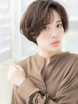 モッズヘア 越谷(mod's hair) アースカラー抜け感ショートマッシュパーマc5越谷20代30代40代