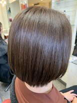 ロマンヤカタ ファース(ROMAN YAKATA fars) 髪質改善プレミアムカラー まとまる艶ボブスタイル@田代9/15