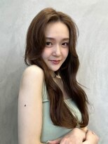 ジーナ 福岡藤崎(Zina)&nbsp;髪質改善＊顔回りウェーブカーキベージュ＊美髪【Zina 藤崎】