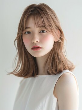 アルトリスト(Altruist Aging×HAIR&SPA) ☆イメチェンピンクベージュアンブレラカラー前髪クールショート