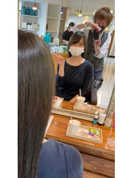 オンリー(ONLY) イルミナカラー×髪質改善×カット