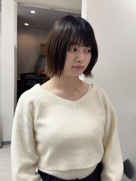 ウクラ バイ レシッド 池袋(uchla by rcid) 切りっぱなしボブ☆大人ボブ☆か外ハネボブ