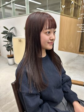 ペピンバイメルシー(pepin by merci.) ブラウンベースにレッドmix