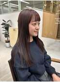 ブラウンベースにレッドmix