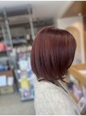 ブリーチなしカシスピンク×レイヤー【仙台/あおば通/広瀬通】