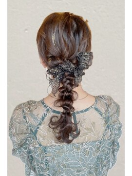 ランリ 名古屋名駅(ranri) 編みおろしヘア