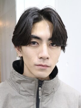 バイフィフス 原宿/表参道(by fifth) 韓国センターパートニュアンスパーマウルフマッシュツーブロック