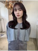 ラベンダーカラー/韓国風レイヤーカット/髪質改善