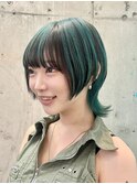 ミニウルフ アンブレラカラー グリーンカラーデザインカラー