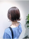 【hair design aim】外ハネ×ミニボブ