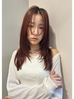 トリッカ 銀座(tricca)&nbsp;ピンクベージュ/艶髪/顔まわりレイヤー