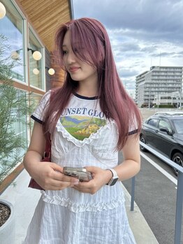 エムサロン 元総社(emusalon)の写真/“抜け感×透明感”のある似合わせカラーをご提供♪トレンドをおさえたスタイルでオシャレを楽しんで☆