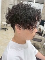 ガーデン 西川田店(garden)&nbsp;西川田波巻きスパイラルパーマ波巻きパーマセンターパートメンズ