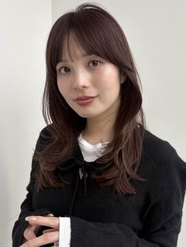 ラフ フロム ガーデン(Laf from GARDEN) ミディアム/レイヤーカット/顔周りカット/透明感カラー