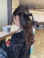 コワファースト 大分(COIFF1RST) パーティーヘア/セット/ハーフアップ/巻髪