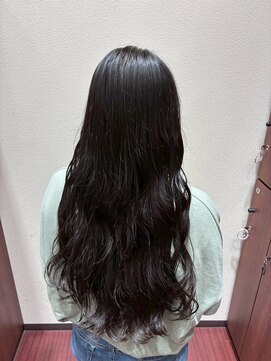 アクセ 大人可愛い似合わせカット面長絶壁解消なみなみウェーブ